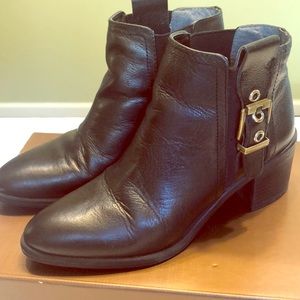 Franco Sarto Size 5.5 Leather Booties